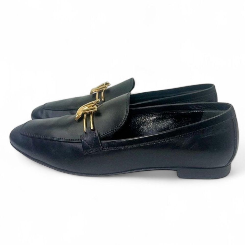 Authentic LOUIS VUITTON Women's Black LV Logo Upper Case Loafers Size EU… - Picture 7 of 15